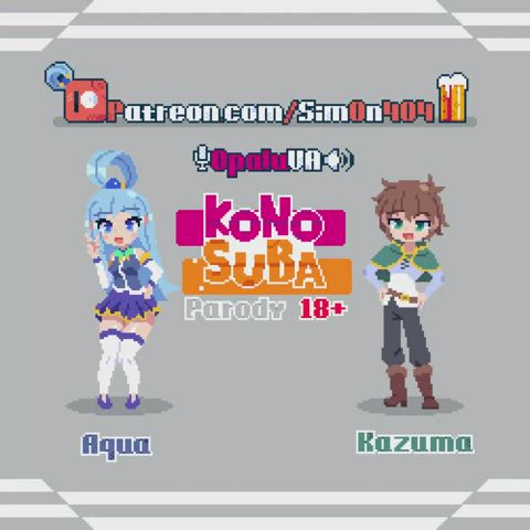 Kazuma trying anal on Aqua (sim0n404) [Konosuba] : video clip