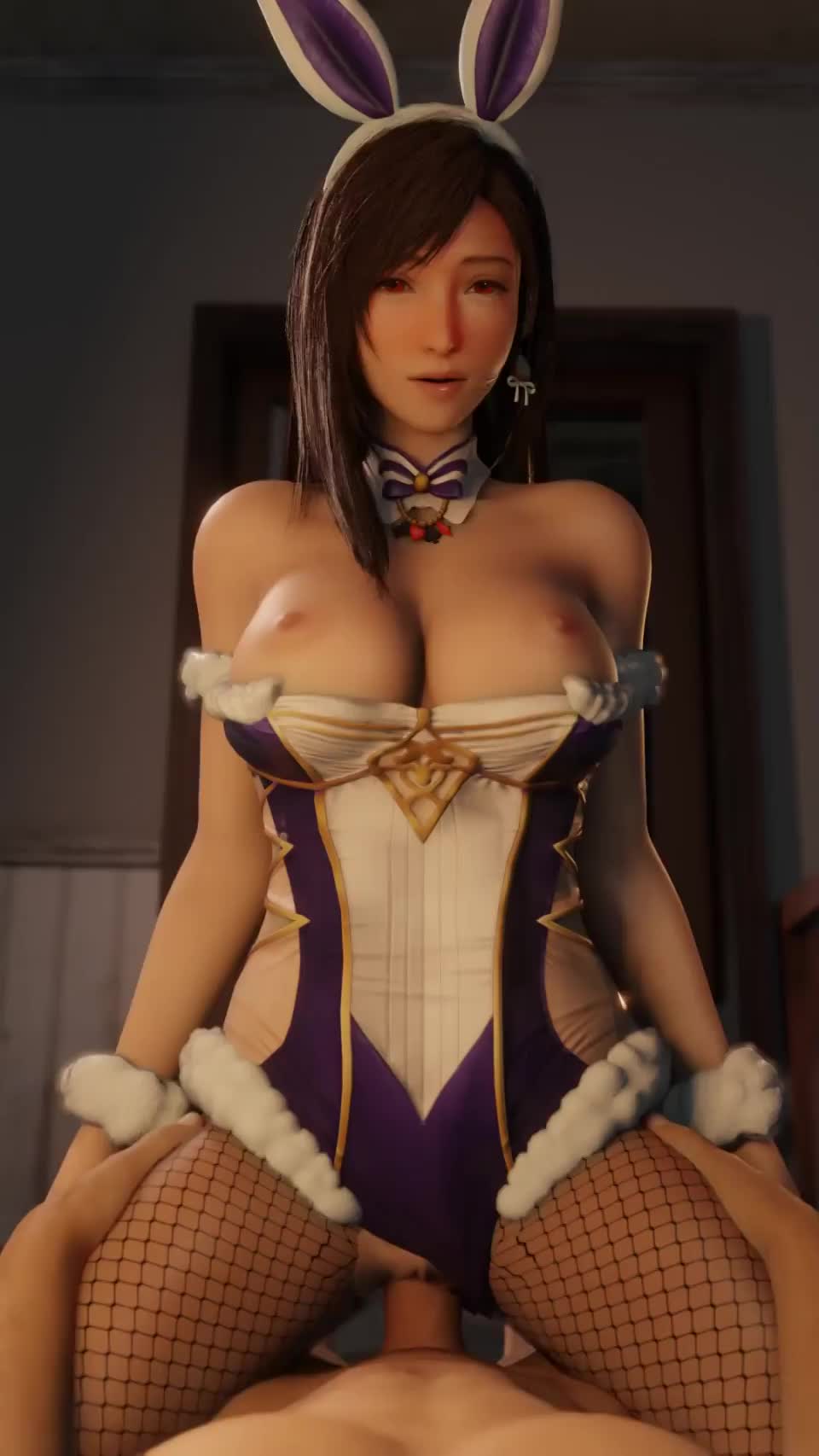 Bunny Tifa Riding (LazyProcrastinator) [Final Fantasy] : video clip