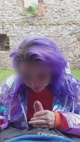 Just a princess sucking dick in a castle : video clip