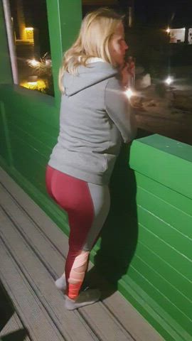I was in the mountains. Here I am tired after hiking, but my boobs seem to be getting more oxygen and bigger. Heh : video clip