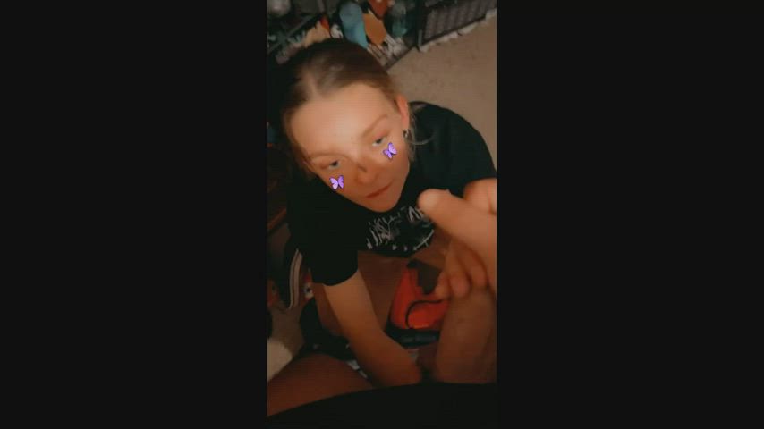 Cum on my face, cum in my mouth & still want more of his dick : video clip