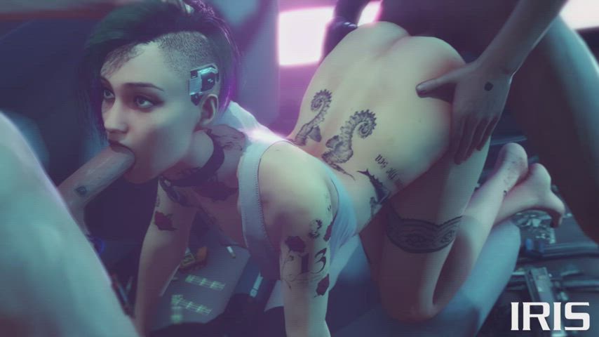 Judy spitroasted (Iris, RandomTide) [Cyberpunk 2077] : video clip