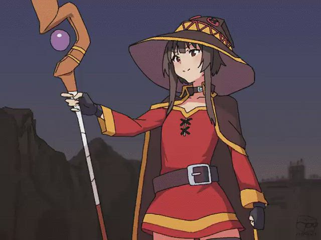 Megumin (Momo no suidou sui) [Konosuba] : video clip