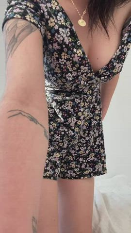 Just got my new dress but already want to take it iff : video clip