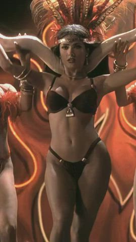 Salma Hayek. From Dusk Til Dawn. 1996 : video clip