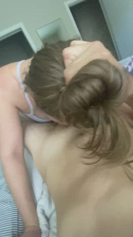 Daddy using my throat as his flashlight : video clip