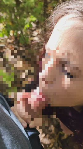 I'll swallow cum while hiking 🥾 : video clip