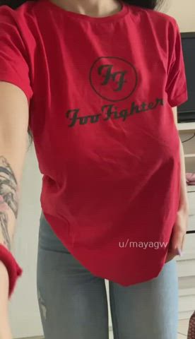 i love to play with my huge tits! : video clip