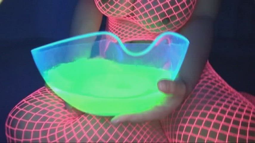 Stroking my thick bi cock and gooning to big Japanese tits : video clip