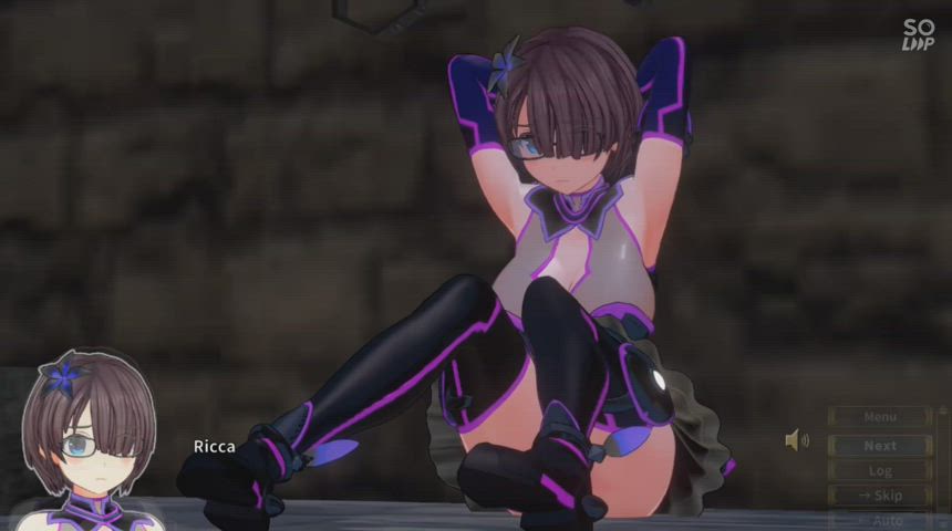 anime girl get fuck so hard by town people [ Holy Knight Ricca ] : video clip