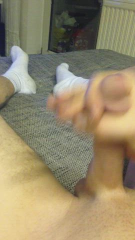 was pretty surprised about the hefty cum spurt fountain that erupts while edging my BWC loudly moaning and announcing 💪😎 : video clip