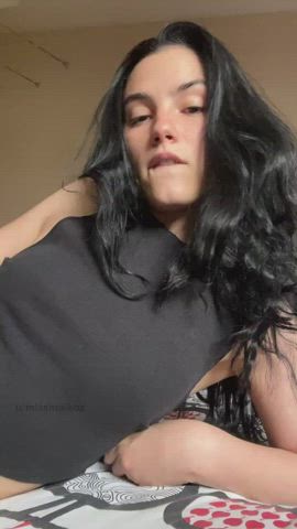 I never wear a bra because I like to see how old men look at me 😁 : video clip