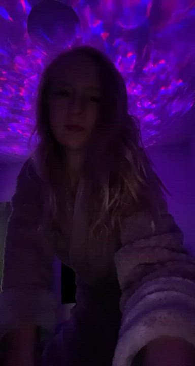 How many of you would cum on my teen tits? 😈 : video clip