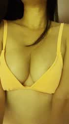 Shhh don’t tell my daddy I showed you my tits. Wanna suck them while he’s away? : video clip
