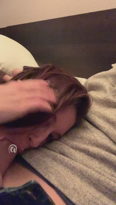 Let me wrap my lips around your thick cock! : video clip