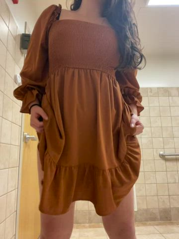 Showing off all my thick bits for you from the work bathroom : video clip