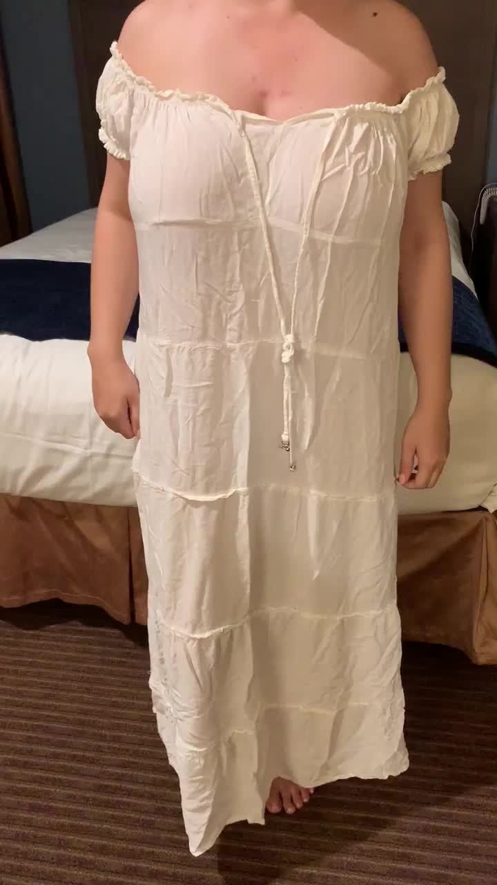 This slip really hides my curves. Let me show them to you. : video clip