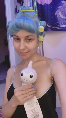 a slutty study of how Castform alters the weather and how my nipples react … wait for the bounce 💫☄️🌧💧 [F] : video clip