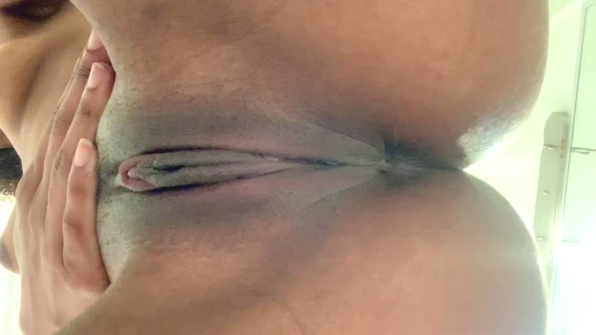 Can you tell I just played with myself? Is this zoom enough for you? : video clip