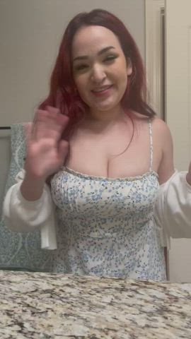 would you suck my bouncy tits?💗 : video clip