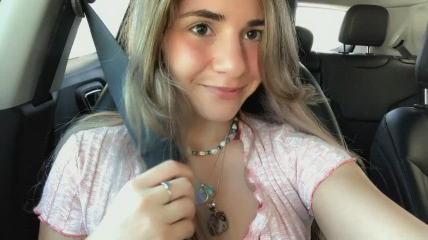 Oops, my shirt came undone while I was getting gas 🙈 : video clip