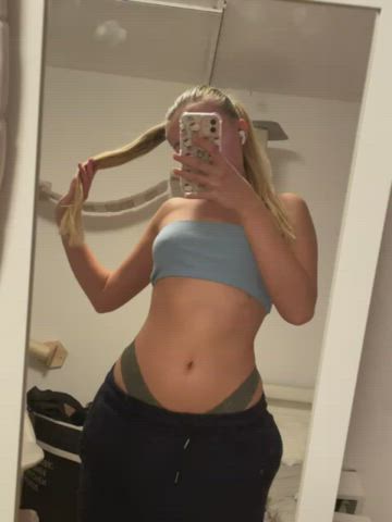 when i am at home, i never wear a bra haha maybe thats why my stepbro always watches... : video clip