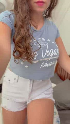Are my huge perky naturals your type? Even if they won't stop growing...? : video clip