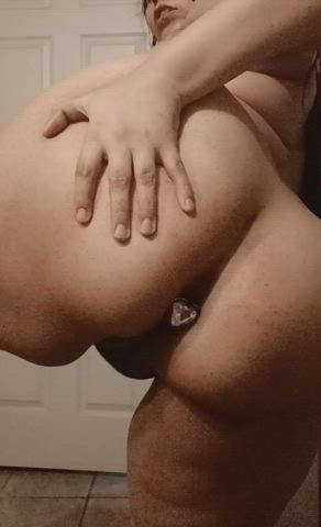 tried to use the next size up😵‍💫 my tight asshole is NOT ready lol😆 : video clip