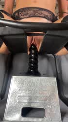 Do you like seeing my pierced tits while I squirt on a huge toy?!? 😈💦 : video clip