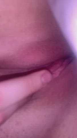 Barely touching my clit but I get so wet~~ : video clip