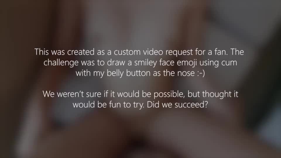 Cum Smiley Face Emoji :- : video clip