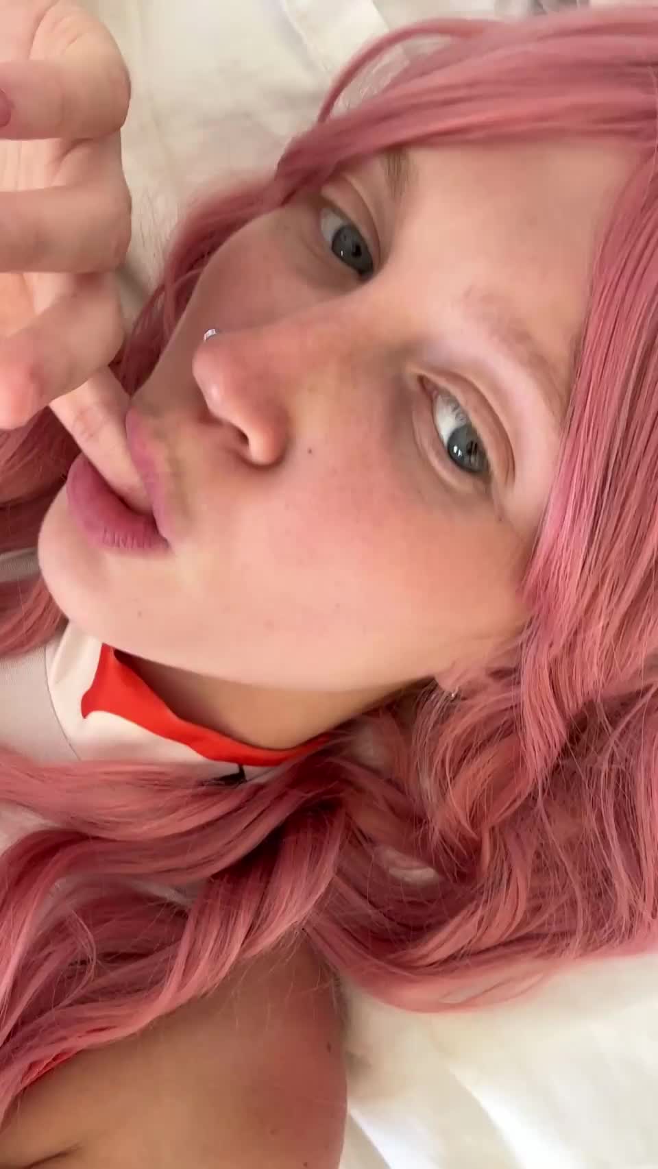 Today I'm trying to be naughty cosplay babe😳 : video clip