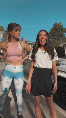 Miranda Cosgrove and her Neighbor : video clip