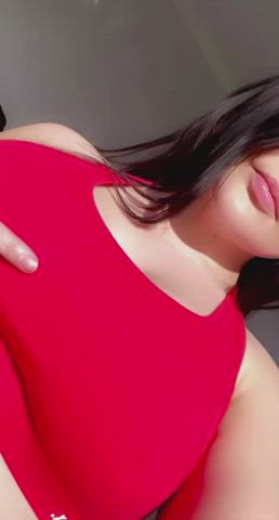 I love the size of my tits 😜❤️ [OC] : video clip