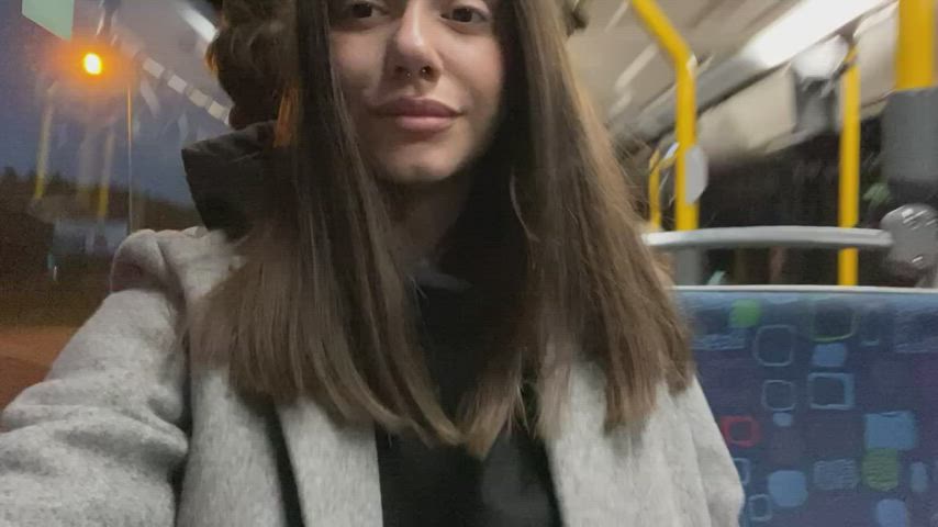 Flashing Public Tease [GIF] : video clip