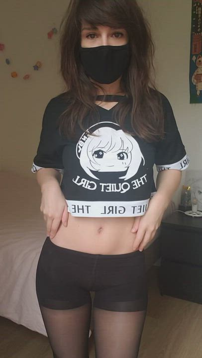 Do you like when petite pale girls plays with their breast ? : video clip
