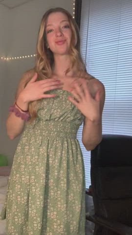 Cum in me with the sundress still on : video clip