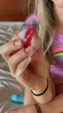 Imagine what happens next… 💦 🍓 : video clip