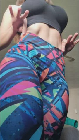 after my gym routine my body looks like this : video clip
