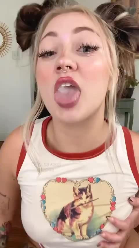 drink my spit like a good boy! : video clip