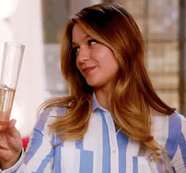 Melissa Benoist after we come to an agreement on a weekly fuck schedule. : video clip