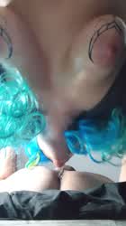 Tits Dangling While Eating His Asshole. 🦄 💦💦💦 : video clip