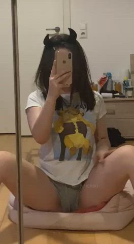 I won't be wearing a bra for highschool today!! 😇😇 : video clip