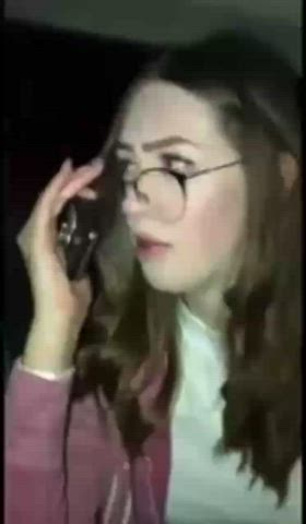 Bouncing Tits Outside of the car : video clip