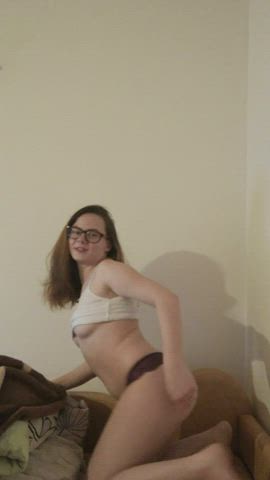 My teenage ass misses being filled with cock! : video clip