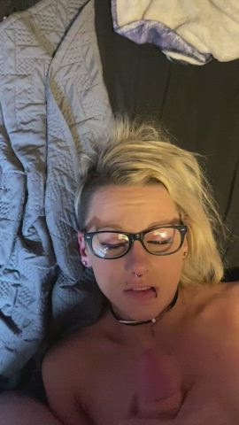 Tinder date ghosted me so hubby got to cum on my face!! : video clip