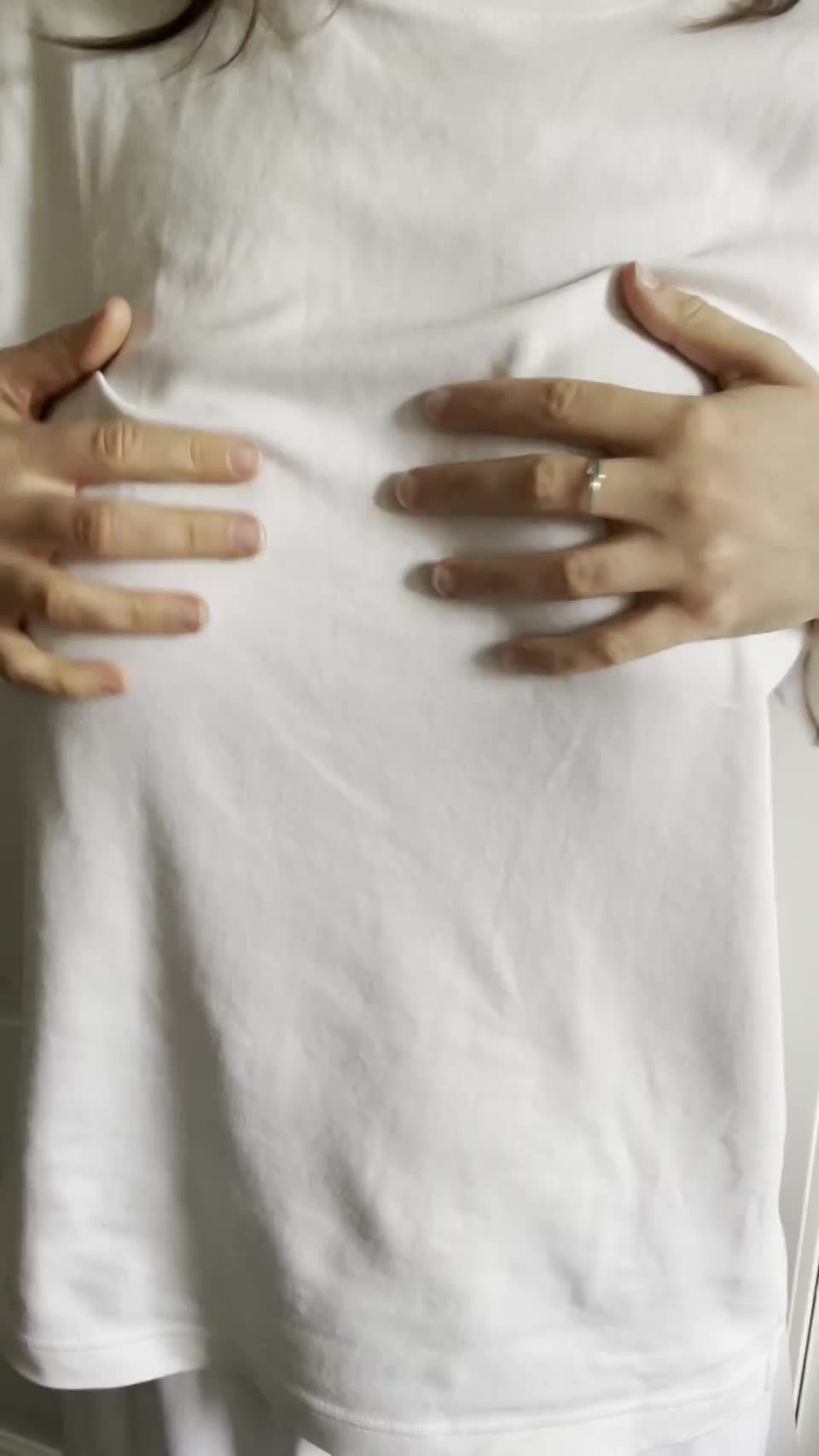 teen girl with natural huge squishy titties, am i your type? : video clip