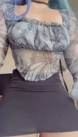 Goth girls with perfect tits and pussies love to ride cock, it's what we were made for : video clip