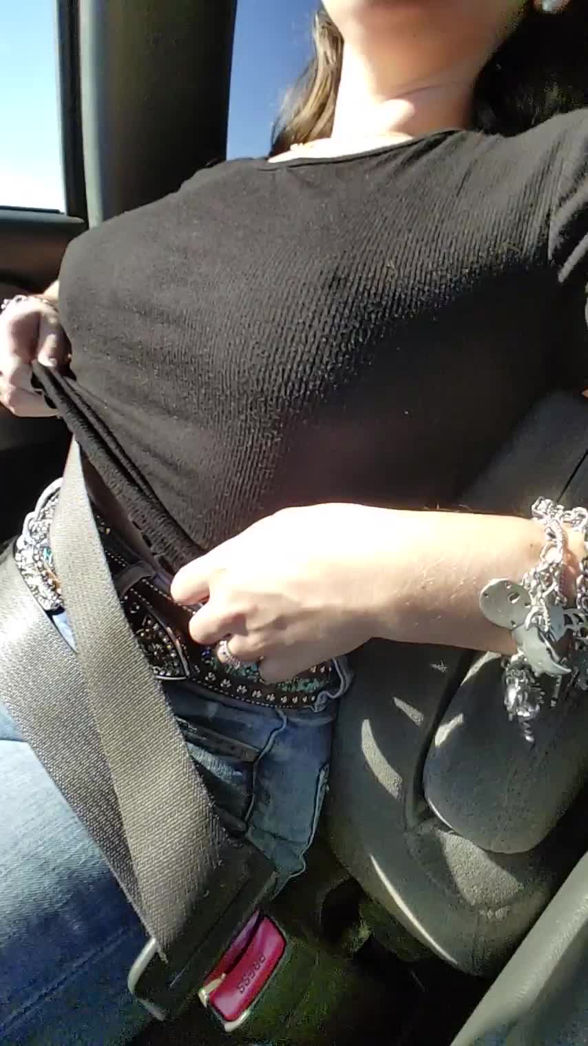 Showing off the goods, and the goods are great! : video clip