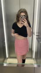Getting naked in the school elevator makes going to class wayyy funner :) [gif] : video clip